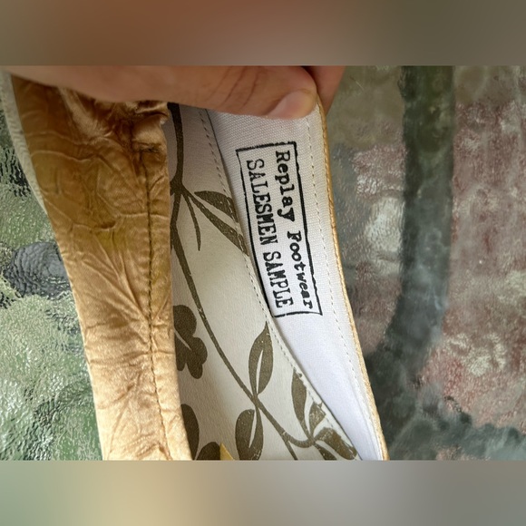 Replay | NWOT yellow suede with lace ballerina flats | size 6 - Picture 9 of 11